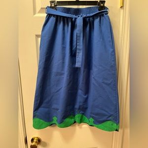 Vintage Sanibel Sport whale Appliqué Skirt size medium